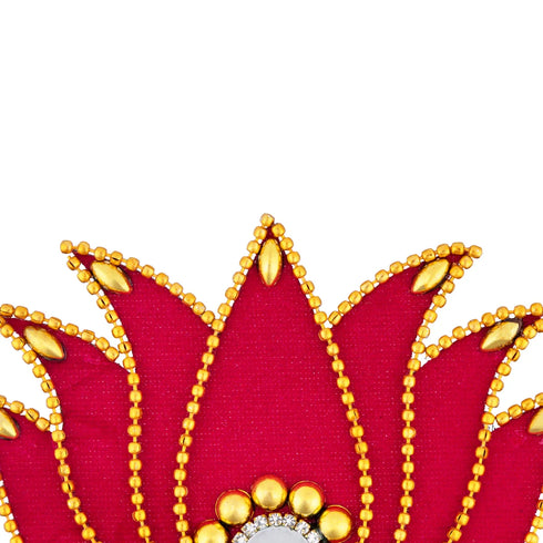 Giri Rangoli Sticker Lotus With Mirror Design Muggu Sticker For Pooja